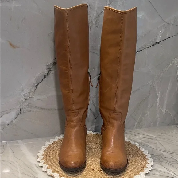 Sam Edelman Loren Leather Knee-High Boots - Picture 3 of 9